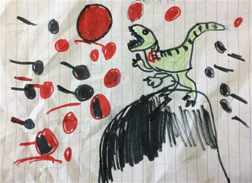 David Maciel Estrada - Cherry Bombed Dinosaur